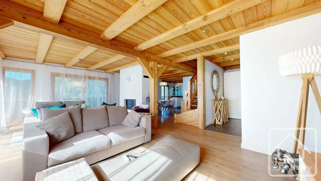 Soggiorno - Modern Chalet with Panoramic Views in Petit Châtel
