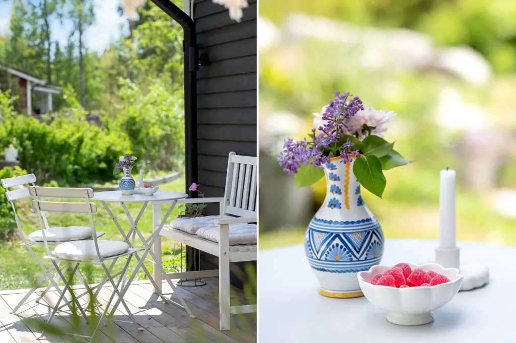 Terrasse - Villa with Garden in Järlåsa