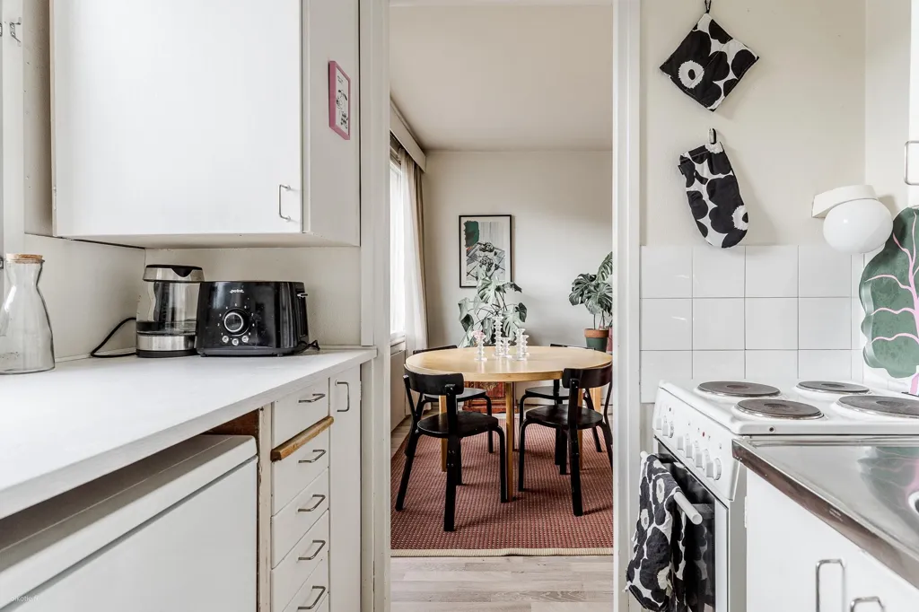 Köök - Compact Flat with Central Location in Eastern Centre, Turku