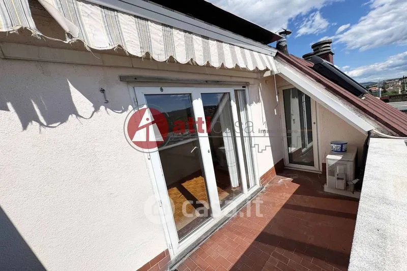 Terrace - Bi-Level Attic Apartment with Sea View in Trieste