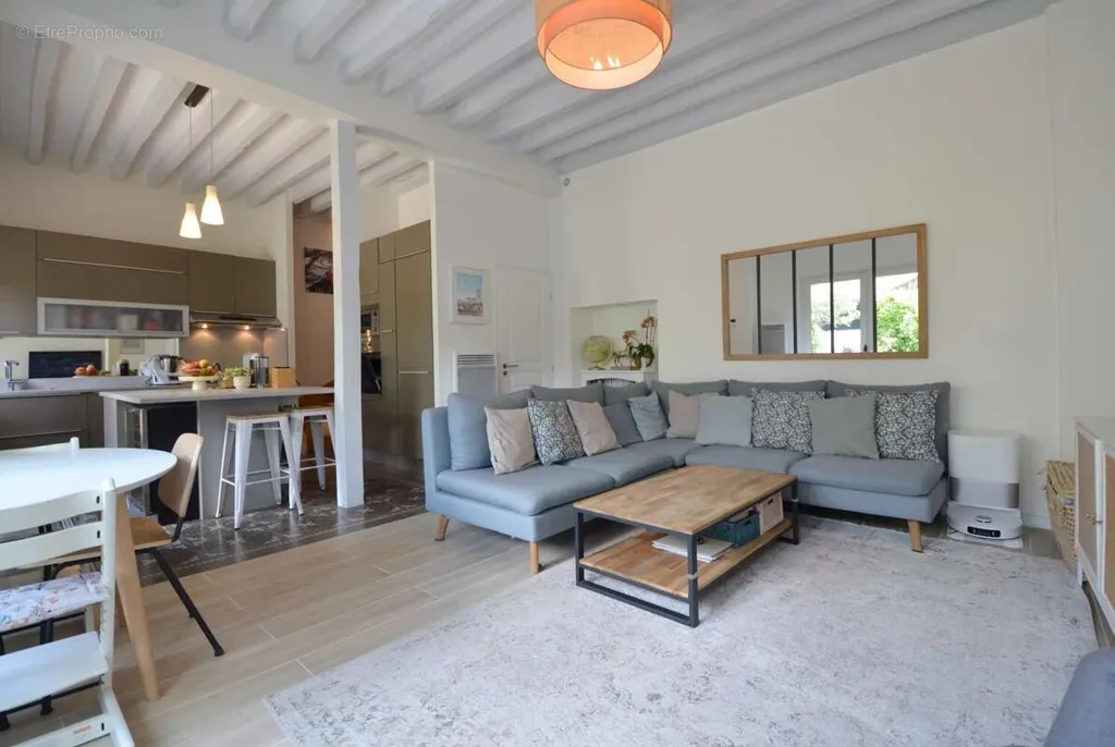 Living Room - Charming Village House with West-Facing Garden