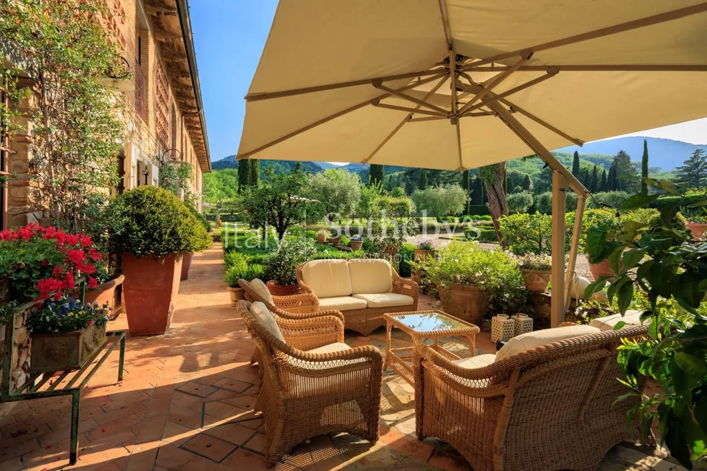 Terrasse - 16th-Century Villa with Wellness Area near Lucca