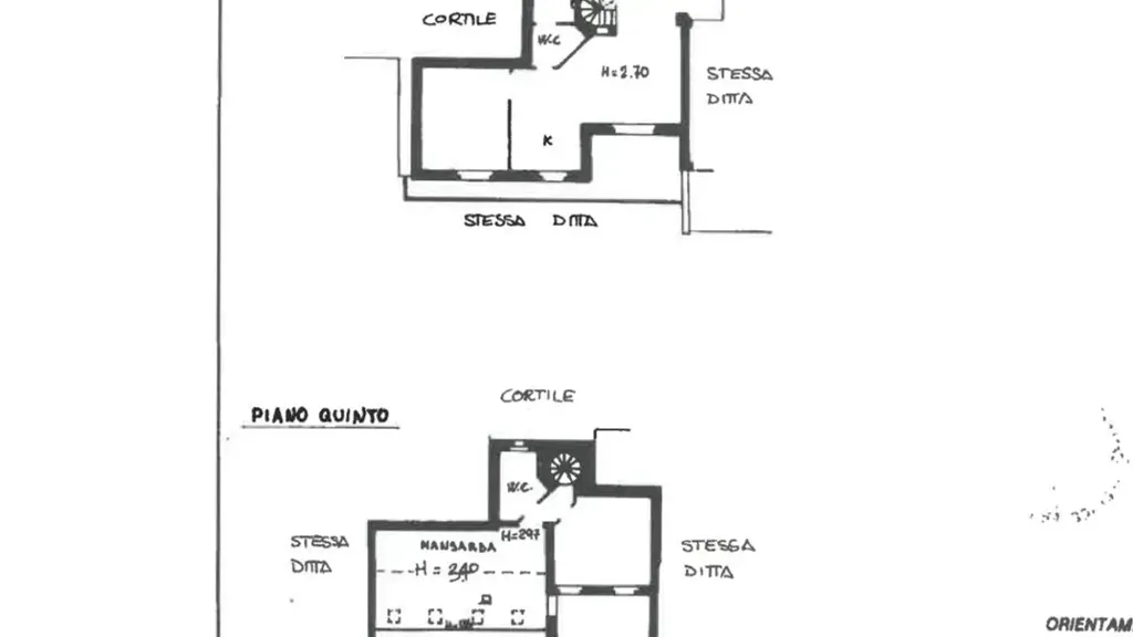 Planimetria - Duplex con piscina a Settimo Milanese