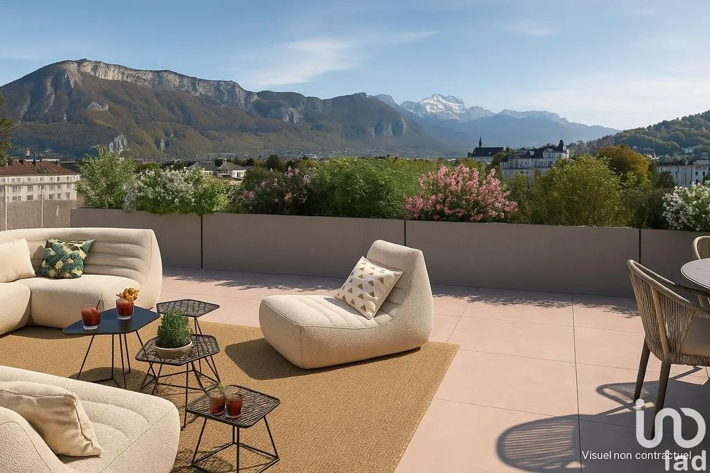 Terrasse - Appartement Luxe avec Terrasse à Annecy Sud