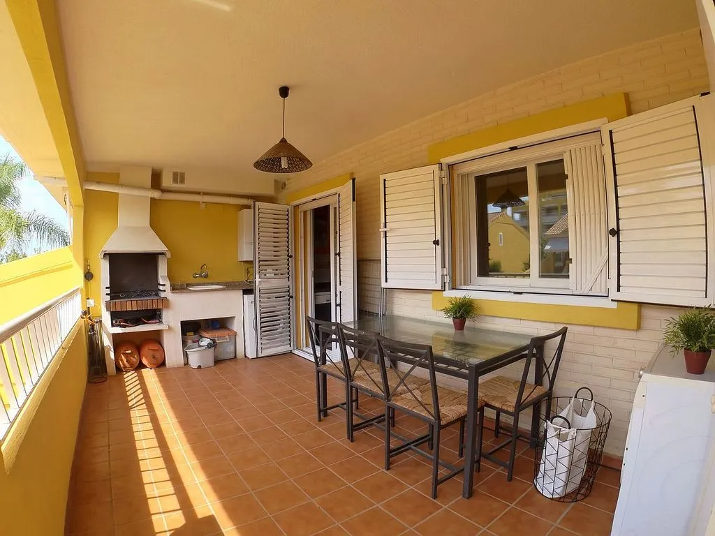 Terrasse - Semi-detached House with Pool in Almardà