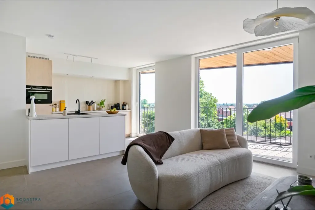 Séjour - Appartement Neuf avec Terrasse à Beerzel