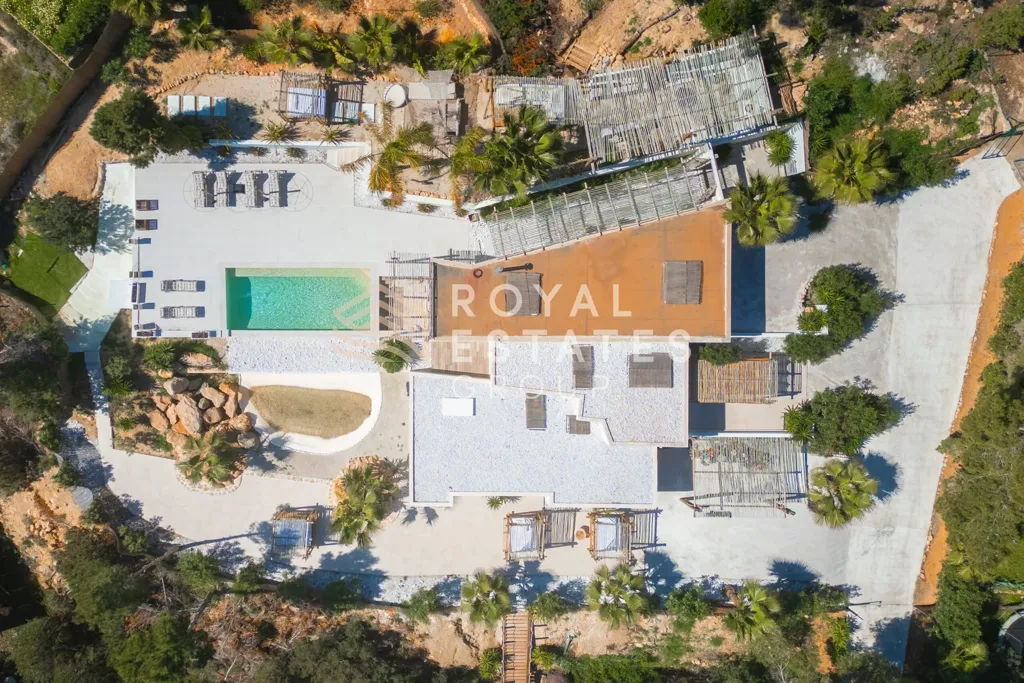 Vue aérienne - Villa with Panoramic Views in Ibiza