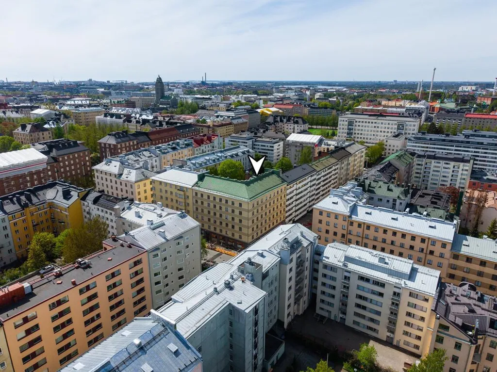 Vue aérienne - Appartement 1 pièces à Helsinki