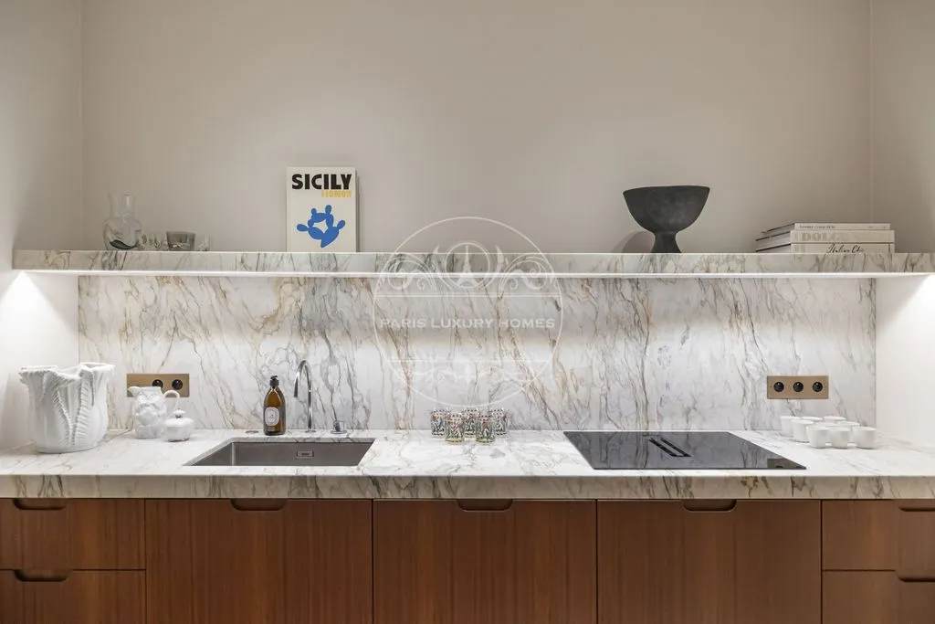 Köök - Luxury Flat with Triple Arcade in Saint-Germain, Paris