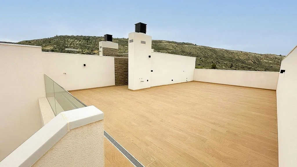 Terrasse - Bungalow with Private Pool in La Finca Golf, Algorfa