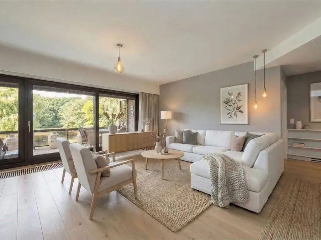 Séjour - Appartement Villa-Remplaçant avec Vue sur le Domaine à Schoten