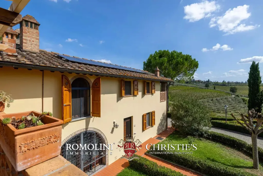Terrasse - Villa with Pool and Vineyard in Certaldo, Tuscany