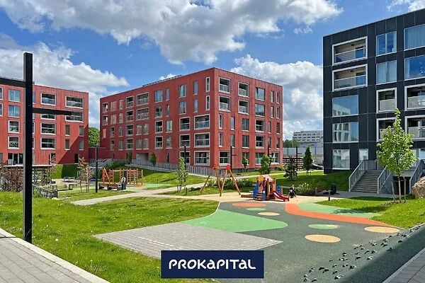 Garden - Apartment with Sauna and Balcony in Kristiine