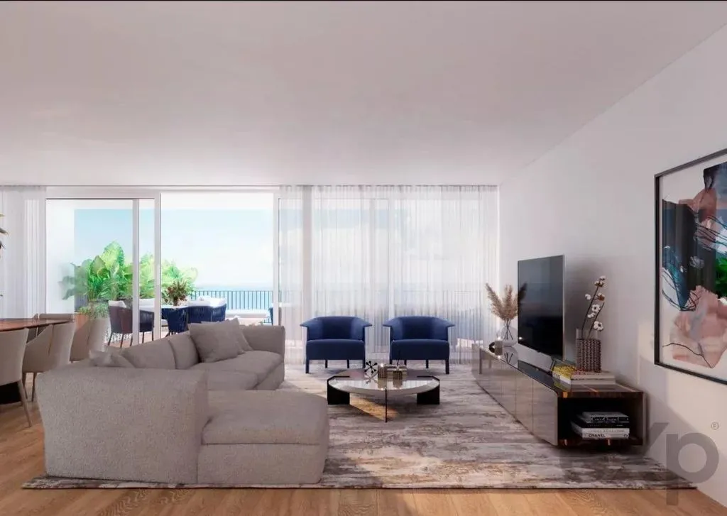 Living Room - Modern Villa with Ocean View in Funchal