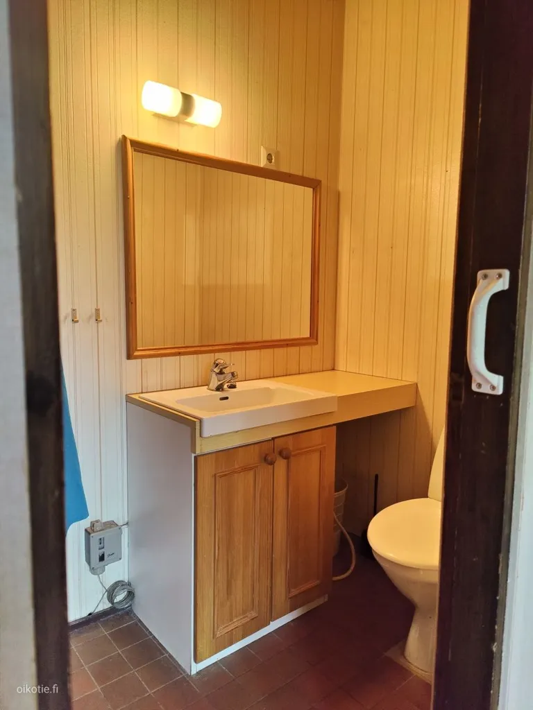 Salles de bain - Spacious Apartment with Sauna in Kuusankoski