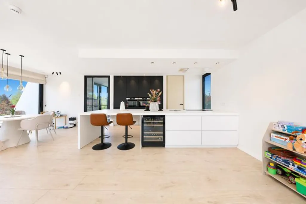 Kitchen - Eco-Friendly House with Terrace in Meise