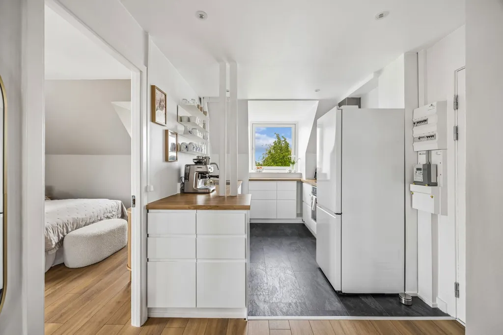 Cuisine - Apartment with Brick Facade in Kastrup