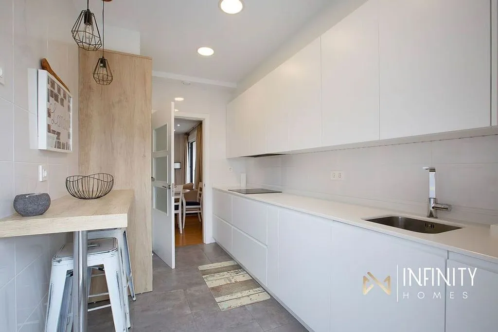 Kitchen - Duplex with Terrace in La Galea, Getxo