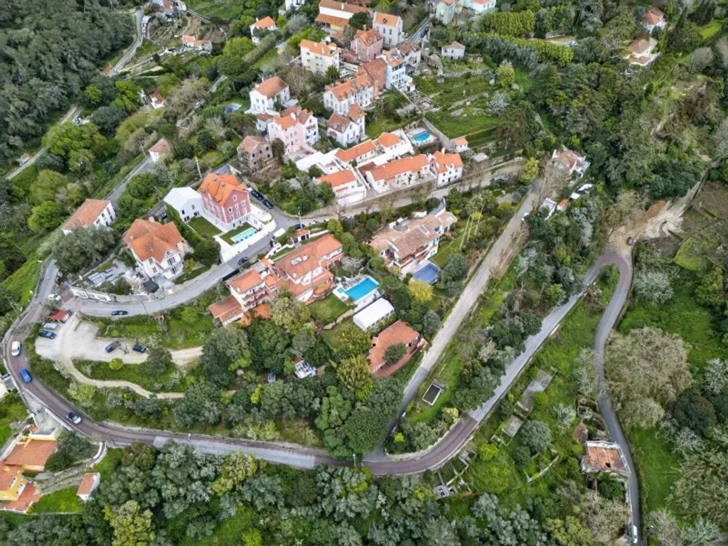 Vue aérienne - Luxury Hotel Development in Sintra's Historic Village