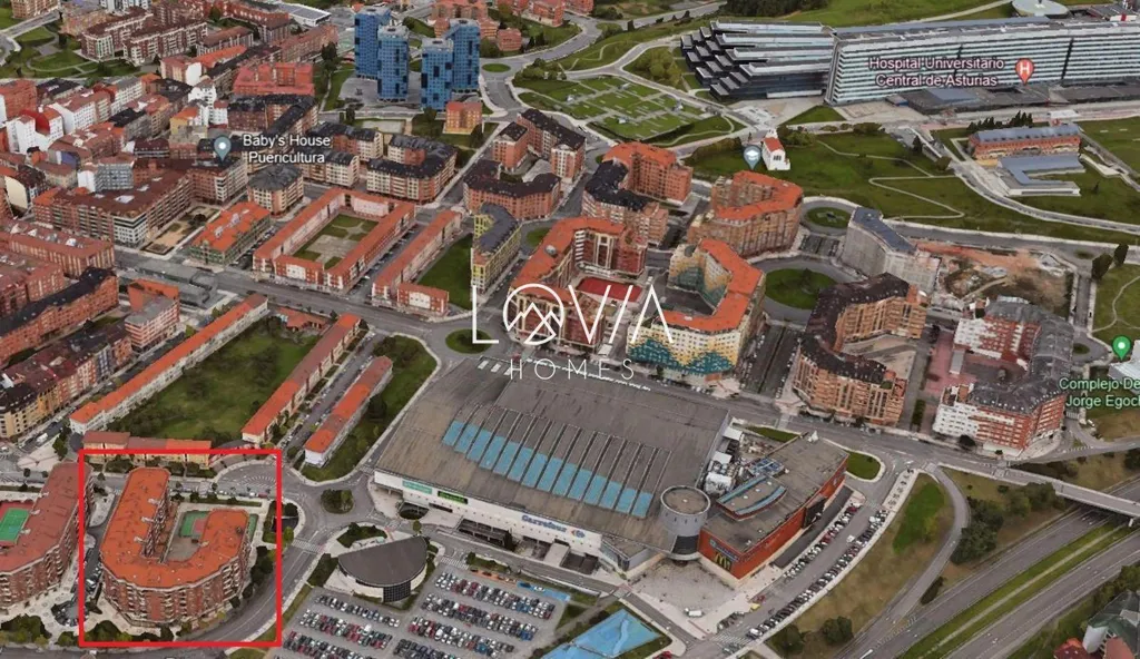 Aerial - Garage with 160 Spaces near Oviedo