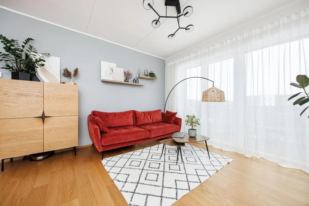 Séjour - Modern Flat with Balcony in Tiskre, Harju County