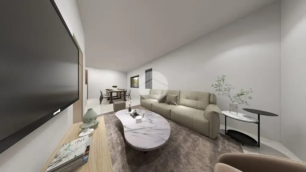 Living Room - Newly Constructed Villa with Terraces in Castelcovati