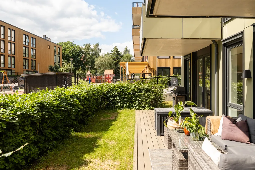 Garden - 3-Bedroom Apartment with Garden Access in Oslo
