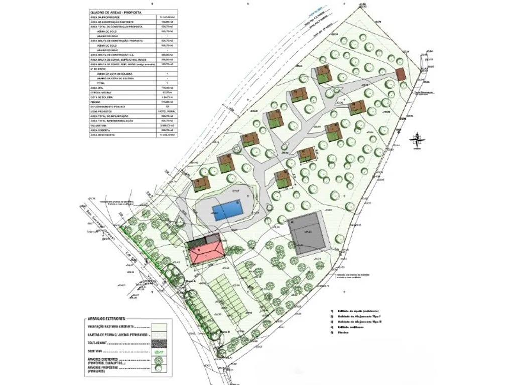Plan - Hotel Development Plot near Obidos Lagoon