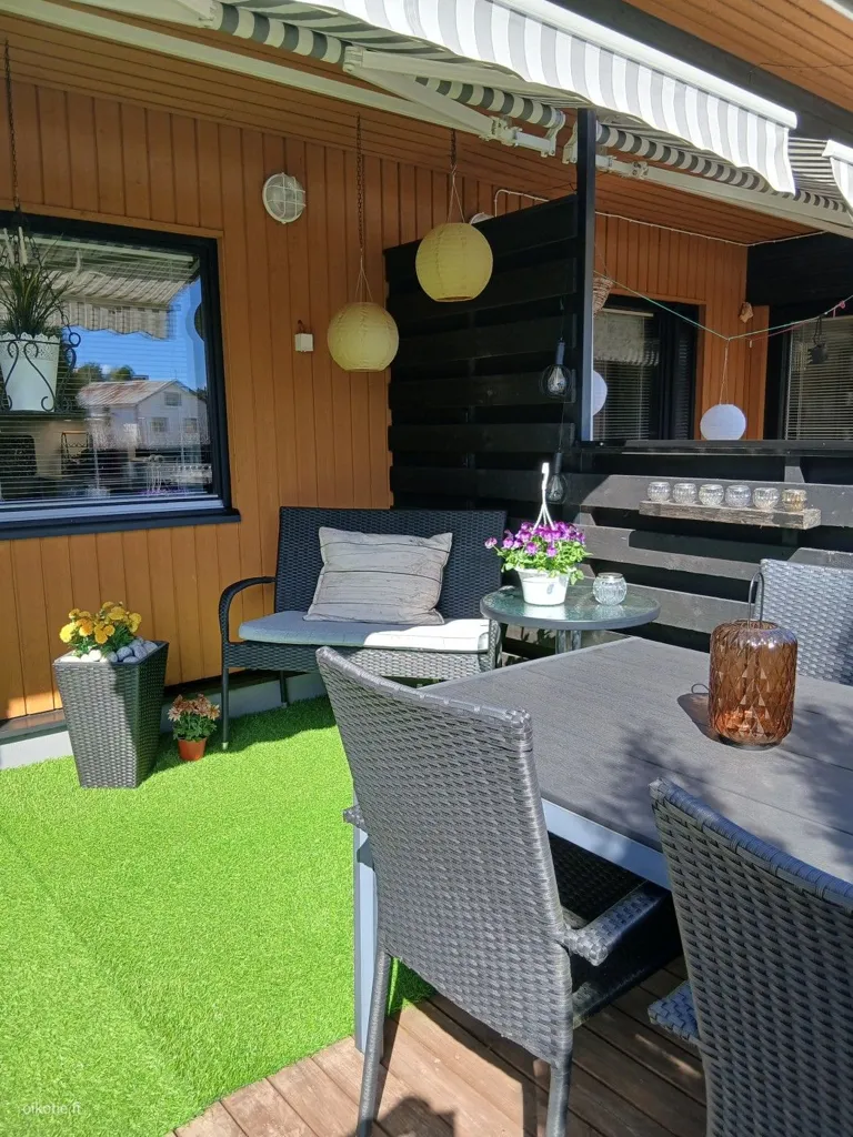 Terrass - Renovated Duplex with Sauna in Koskenkylä
