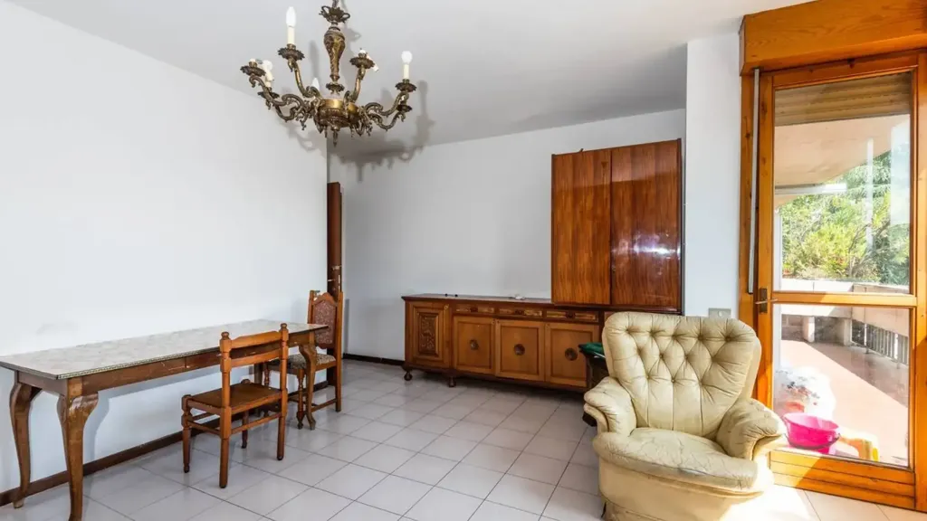 Söögituba - Three-Bedroom Apartment with Terraces in Bergamo