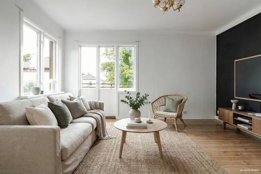 Soggiorno - Apartment with Balcony in Eskilstuna