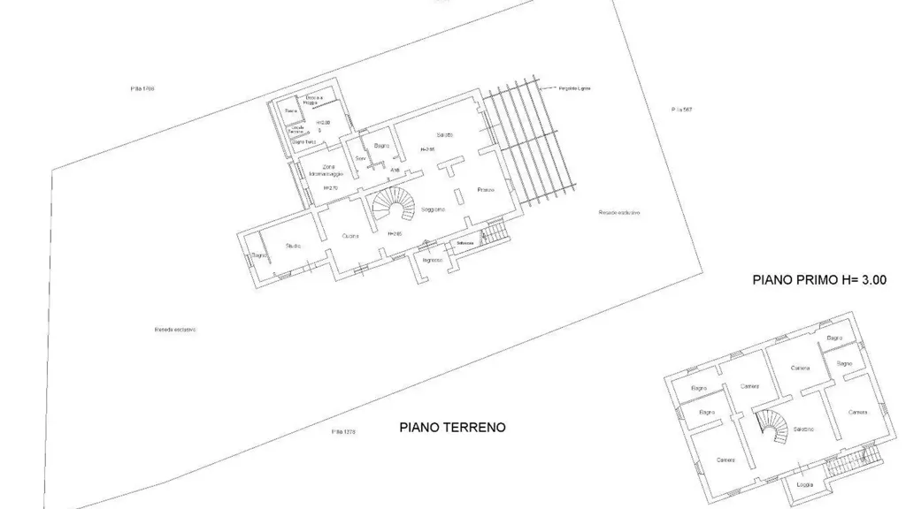 Plan - Colonial Villa with Spa in Chianciano Terme