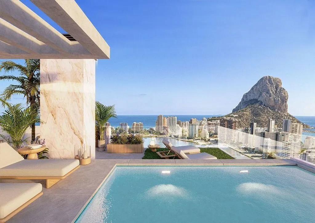 Bassein - Penthouse with Pool in Calpe's Levante Zone