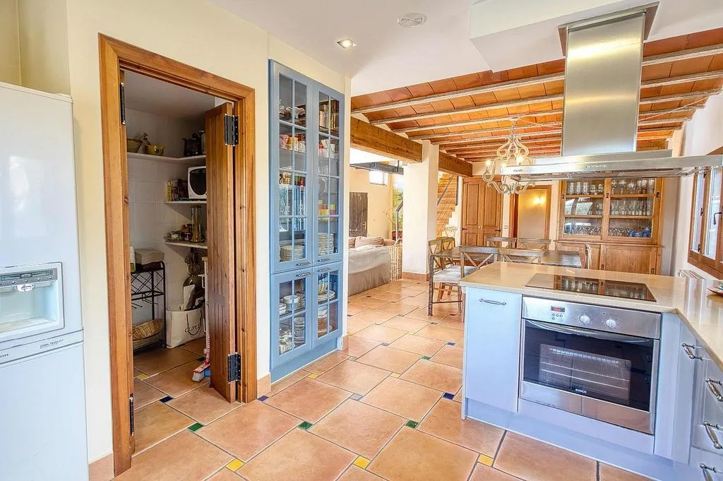 Köök - Restored Chalet with Olive Grove in Castalla