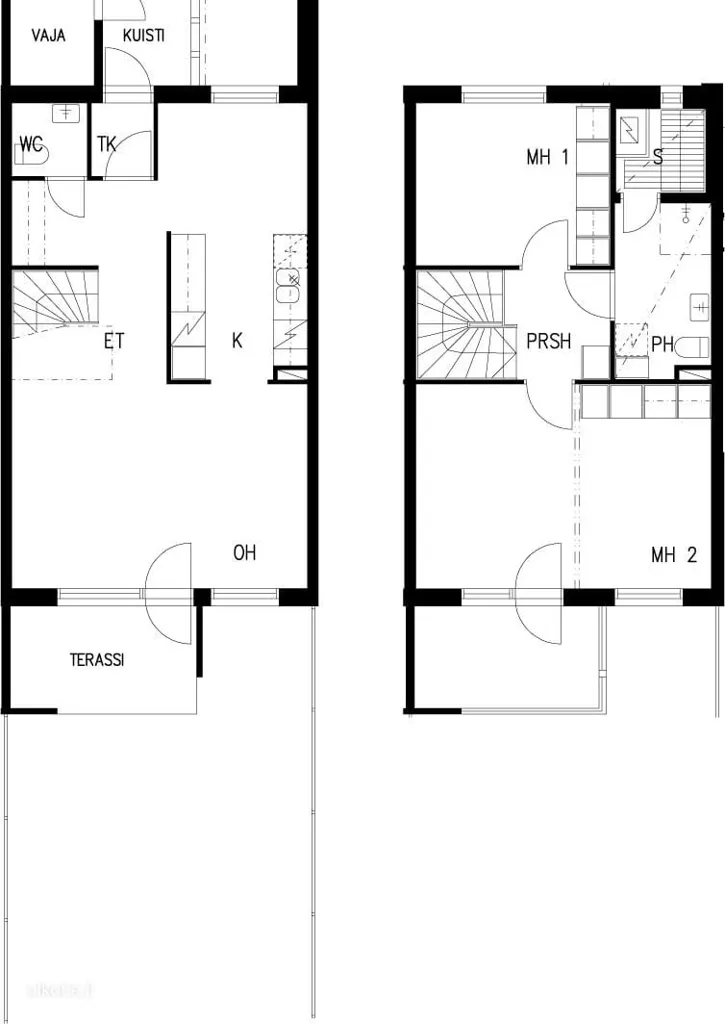 Floor Plan - Apartment with Balcony in Tapiola, Espoo