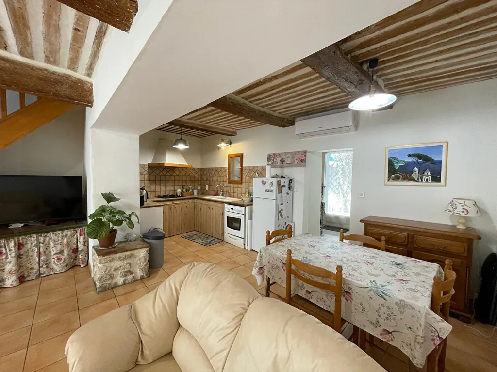 Salle à manger - Maison de Village avec Terrasse à Molleges