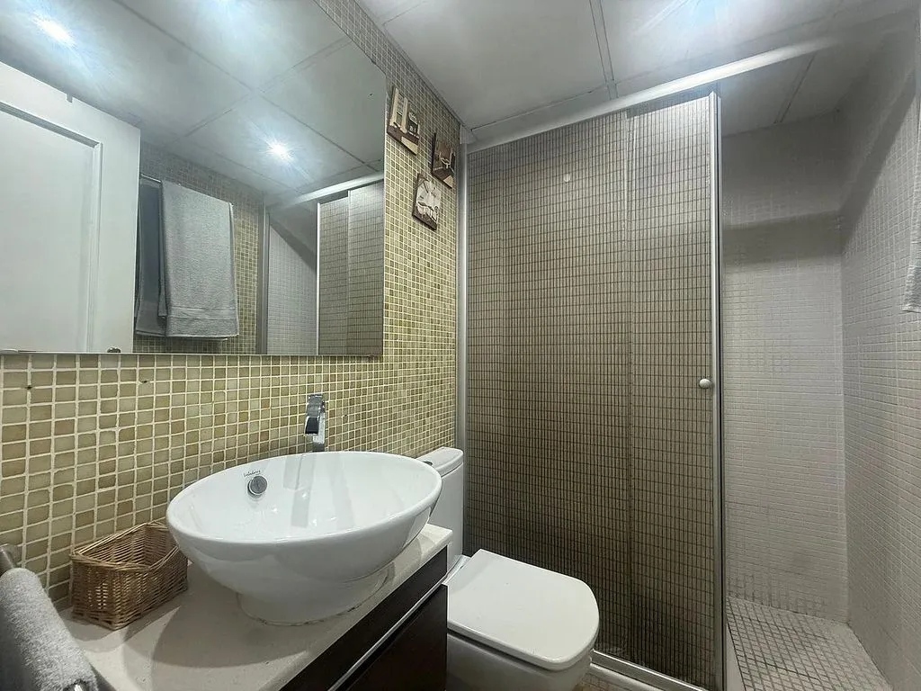 Salles de bain - Penthouse with Terrace in Bodegones, Mérida