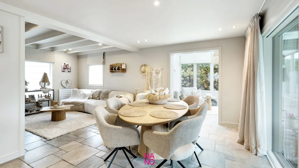 Sala da pranzo - Energy-Efficient Villa with Pool in Moerkerke