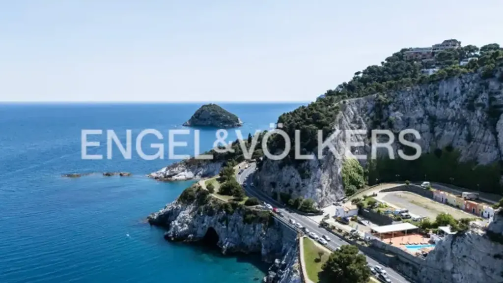Vue aérienne - Sea View Apartment with Terrace in Bergeggi