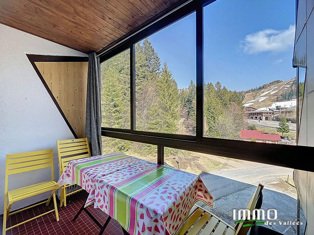 Balcon - Studio avec Loggia et Vue sur Pistes à La Bresse