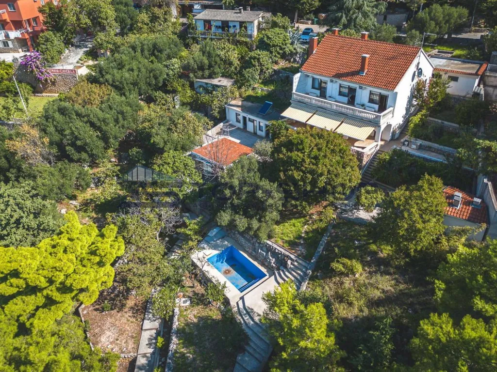 Vista aerea - Family House with Sea Access in Starigrad