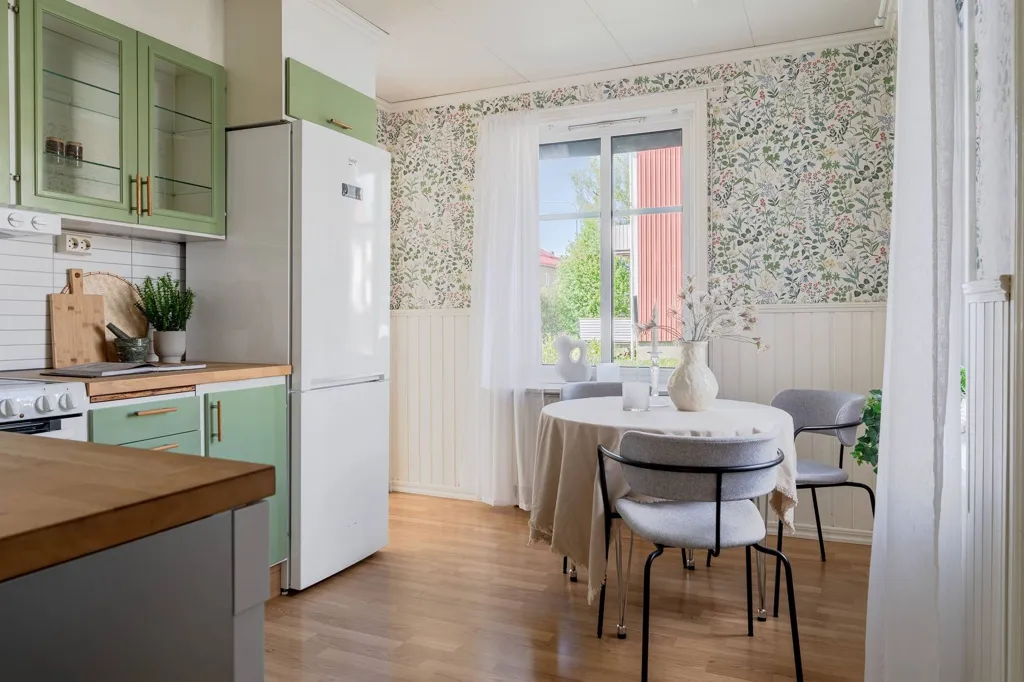 Cucina - Charming Cottage Flat with Terrace in Skellefteå