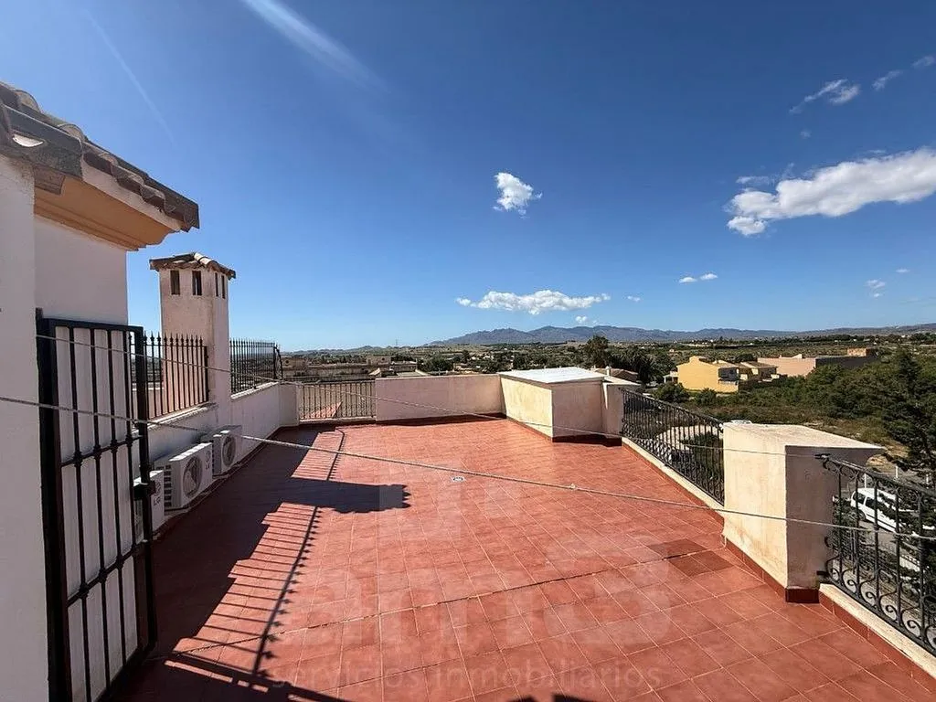 Terrace - Penthouse with Pool in Vera Ciudad