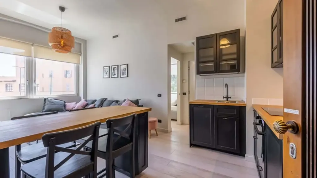 Cuisine - 1-Bedroom Apartment with WiFi in Milan Centre