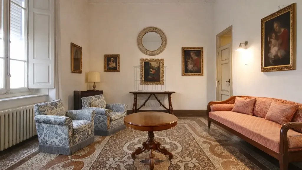 Séjour - Historic Apartment with City Wall View in Lucca