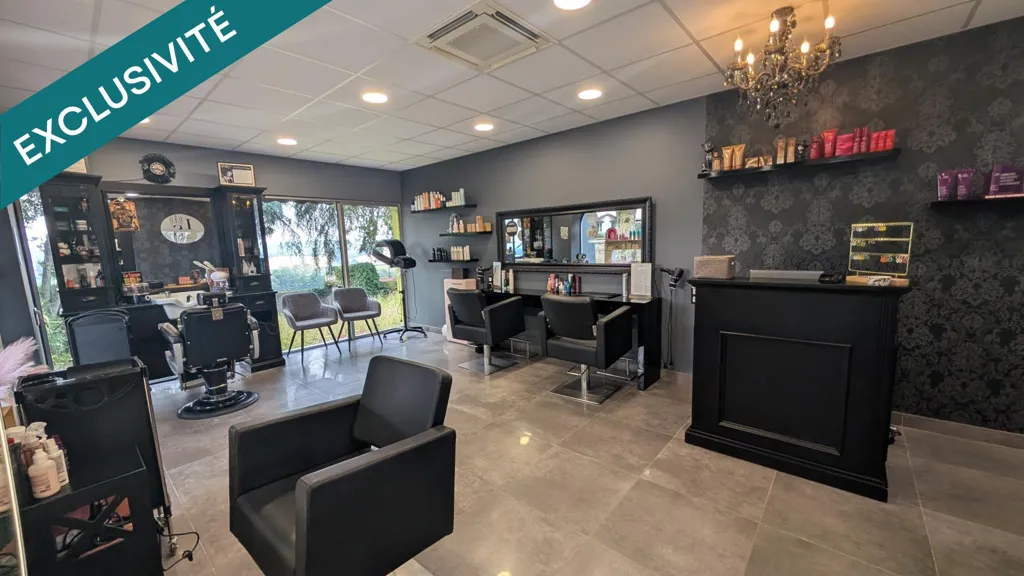 Pièces - Salon de Coiffure avec Jardin à Castelnau sur Gupie