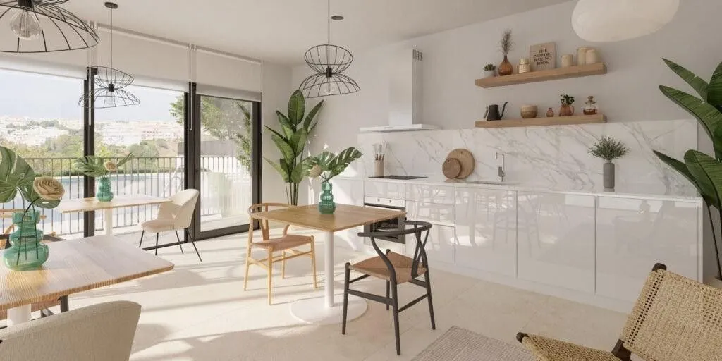 Cuisine - Luxury Flat with Sea View in Mijas