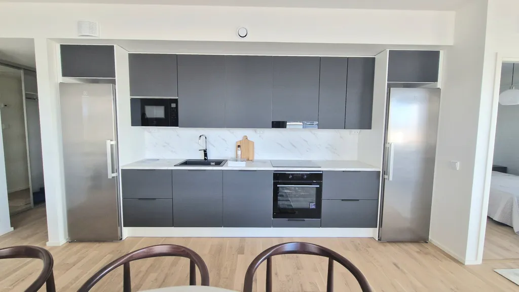 Cuisine - Modern Corner Flat with Balcony in Espoo