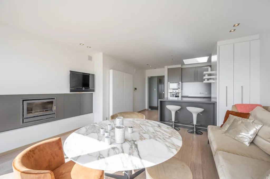 Wohnzimmer - Apartment with Sea View in Duinbergen