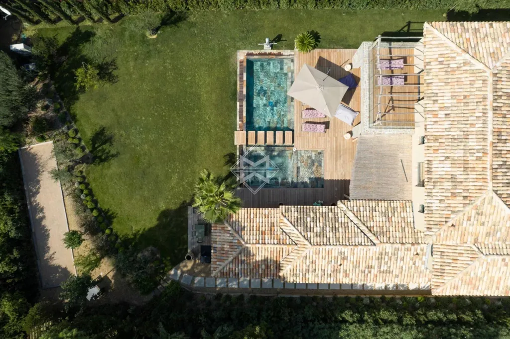 Vista aerea - Luxury Villa with Pool in Saint-Tropez